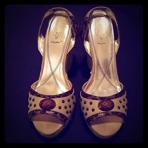 Baby Phat Wedge Heel Sandals